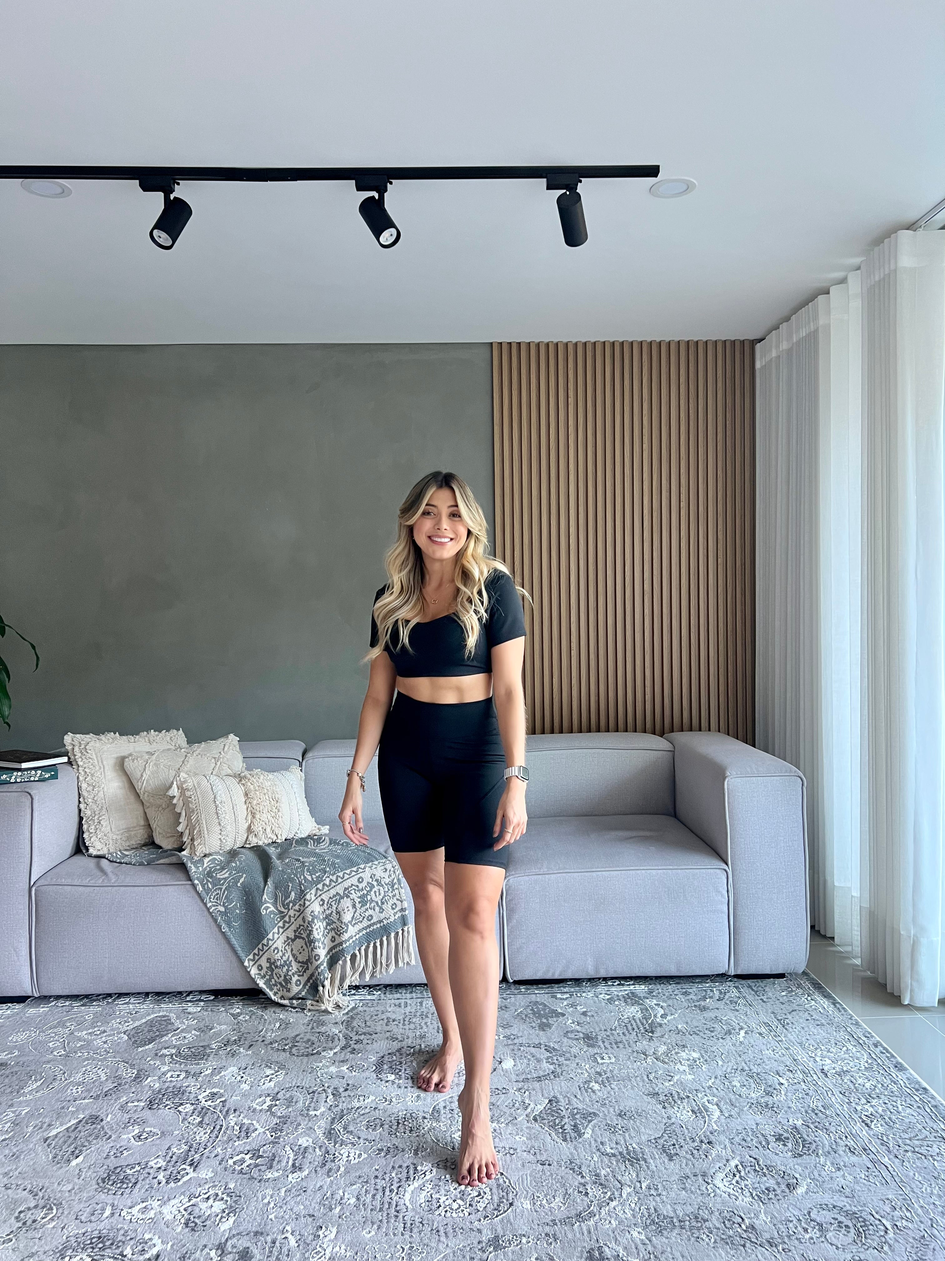 Biker deportivo negro