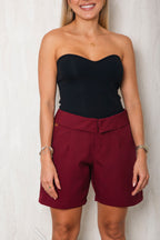 Bermuda Relato Vinotinto - moda femenina AVR