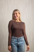 Body Alicia Café - moda femenina AVR