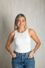 Body Básico Hueso - moda femenina AVR