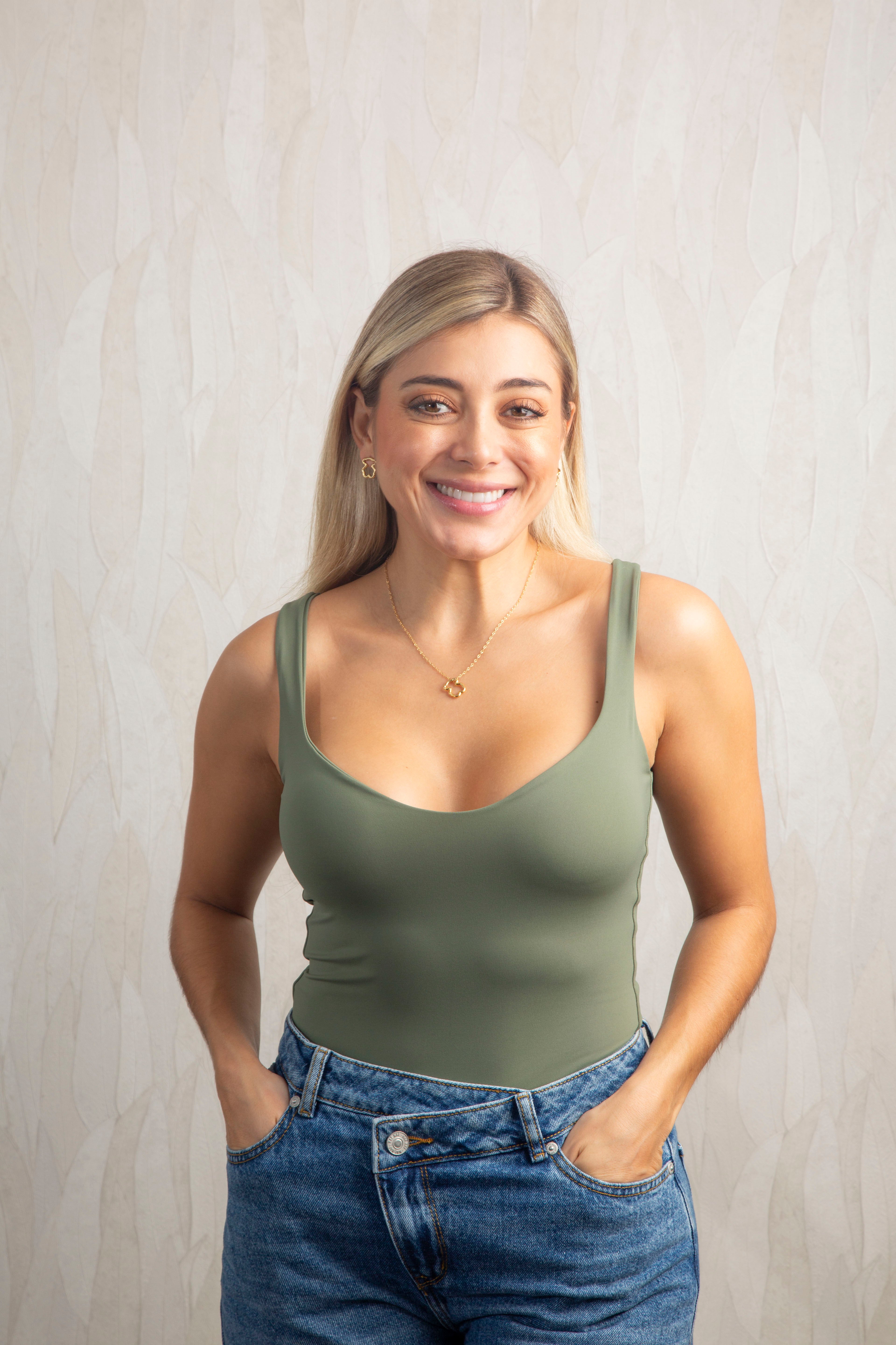 Body Olivia Verde-Militar - moda femenina AVR