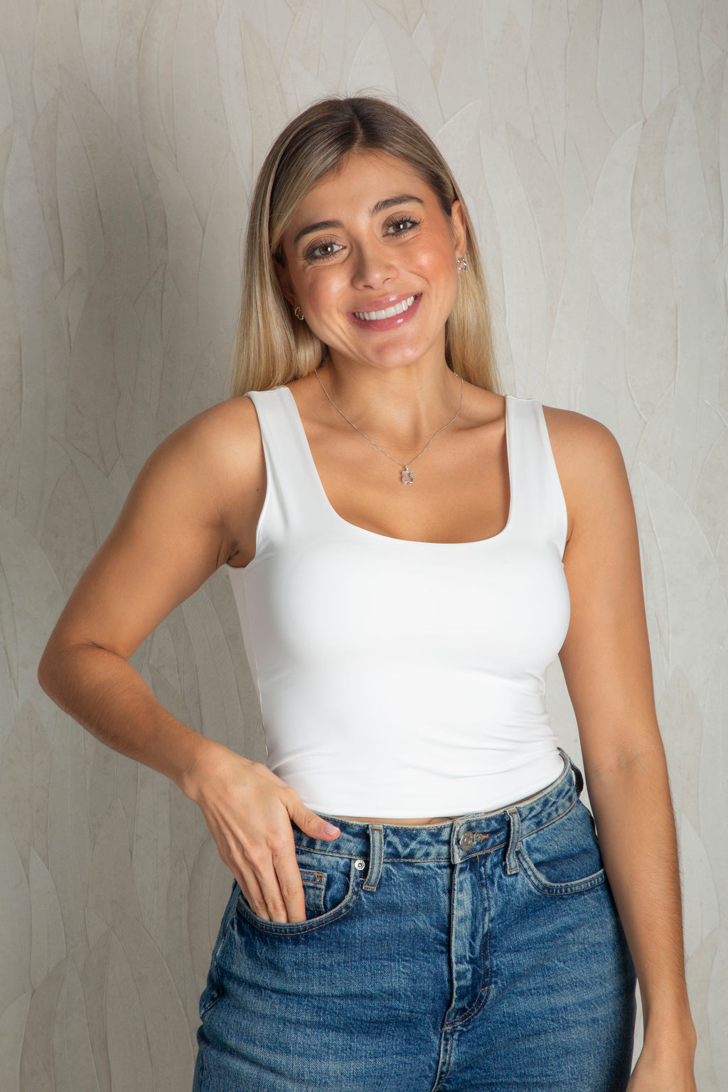 Crop top Esplendor Hueso - moda femenina AVR