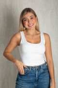 Crop top Esplendor Hueso - moda femenina AVR