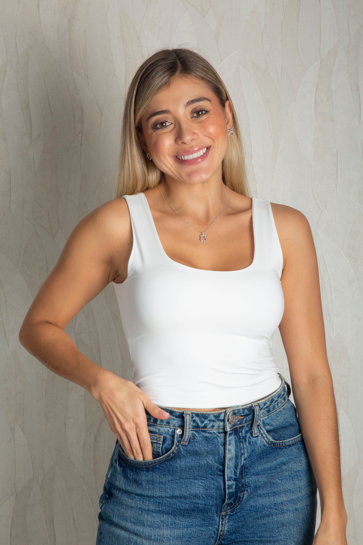 Crop top Esplendor Hueso - moda femenina AVR