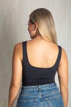 Crop top Esplendor Negro - moda femenina AVR