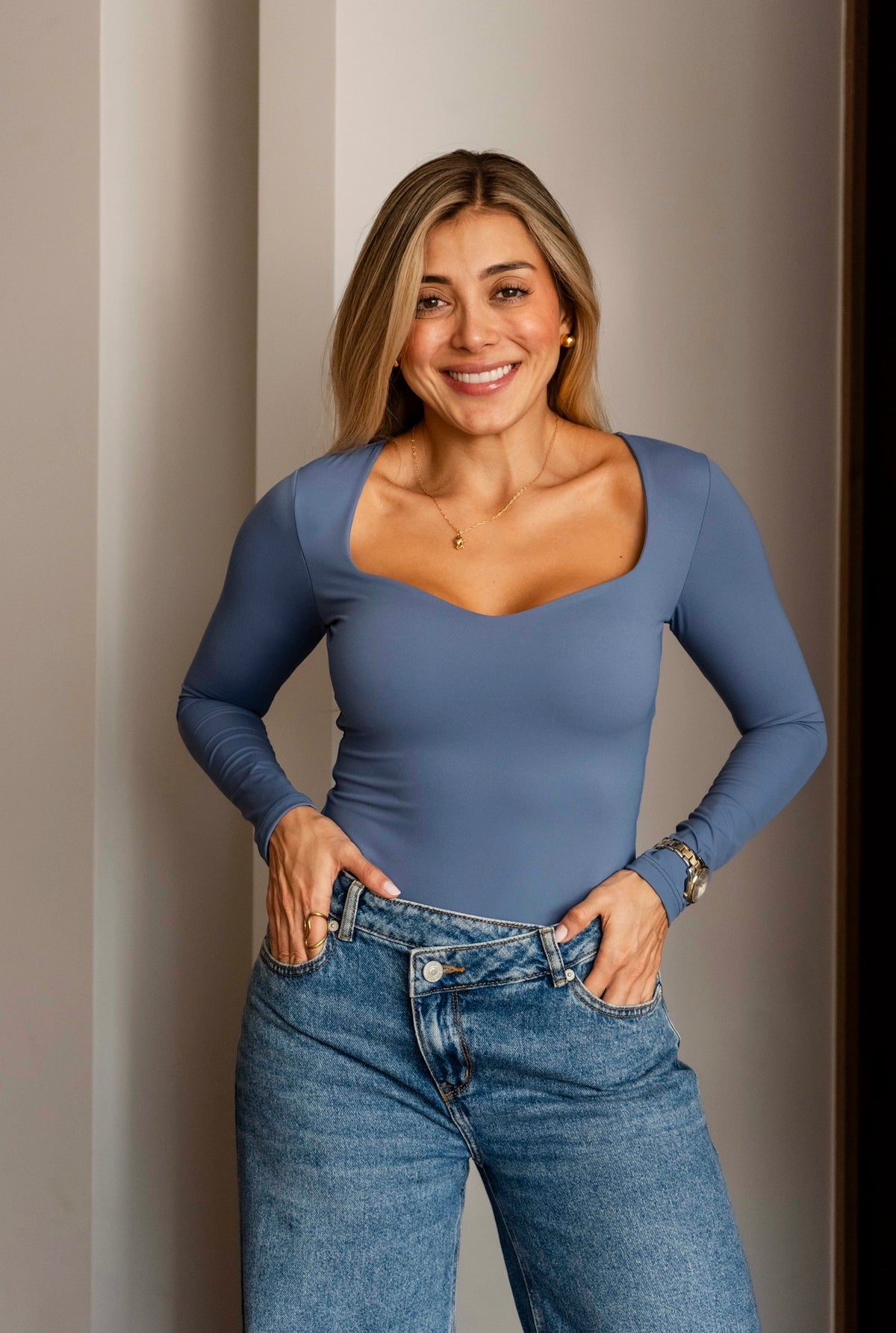 Body Sofía | Azul Petróleo