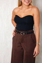 Pantalón Linaje Cafe - moda femenina AVR-detalle