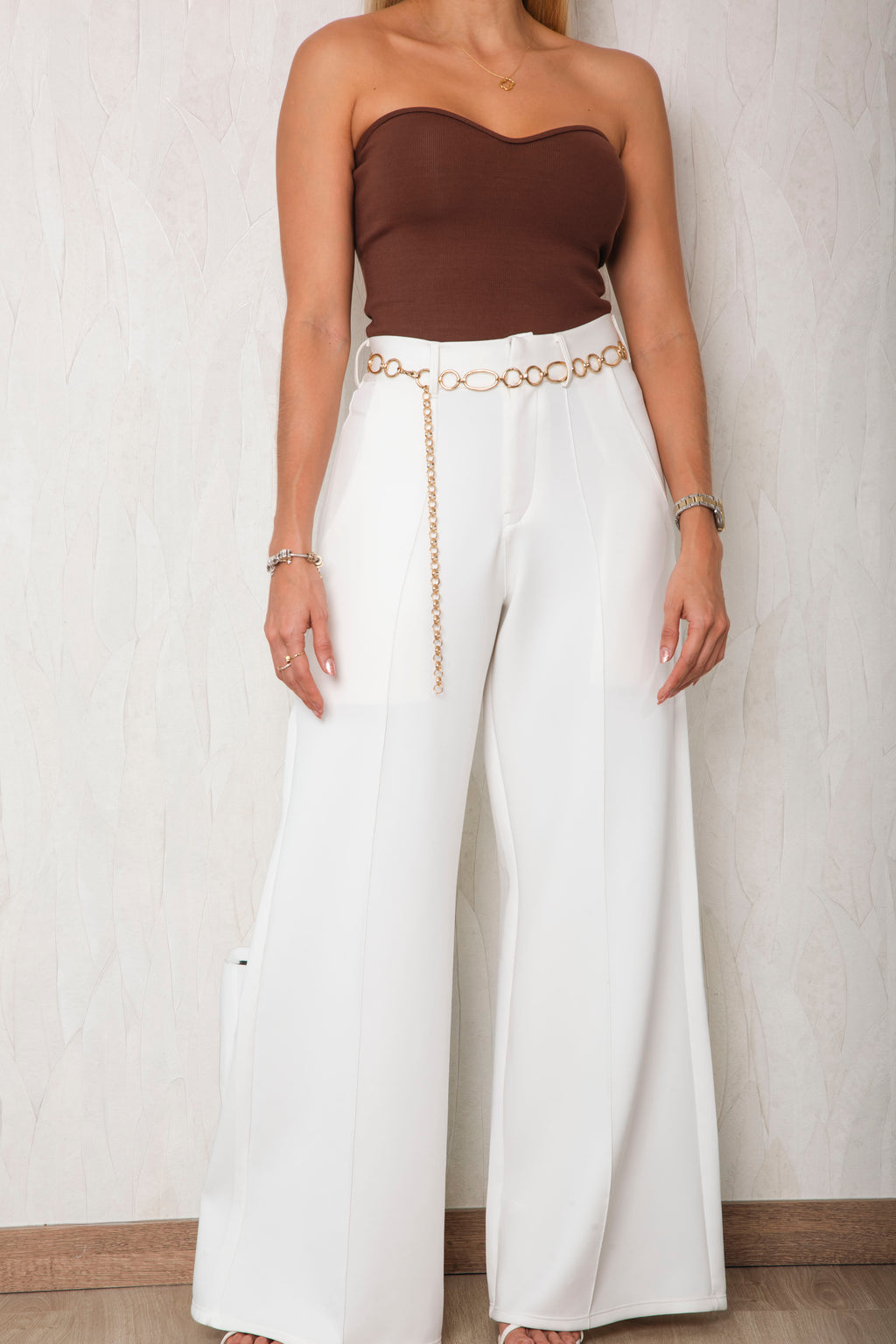 Pantalón Linaje Hueso - moda femenina AVR