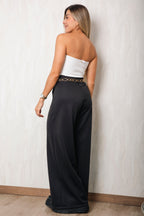 Pantalón Linaje Negro - moda femenina AVR-lateral