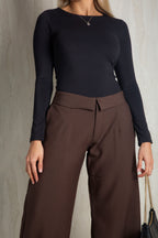Pantalón Raquel Cafe - moda femenina AVR