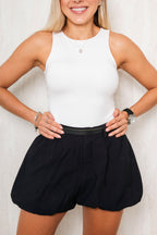 Short Génesis Negro - moda femenina AVR-frontal