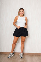 Short Génesis Negro - moda femenina AVR-look