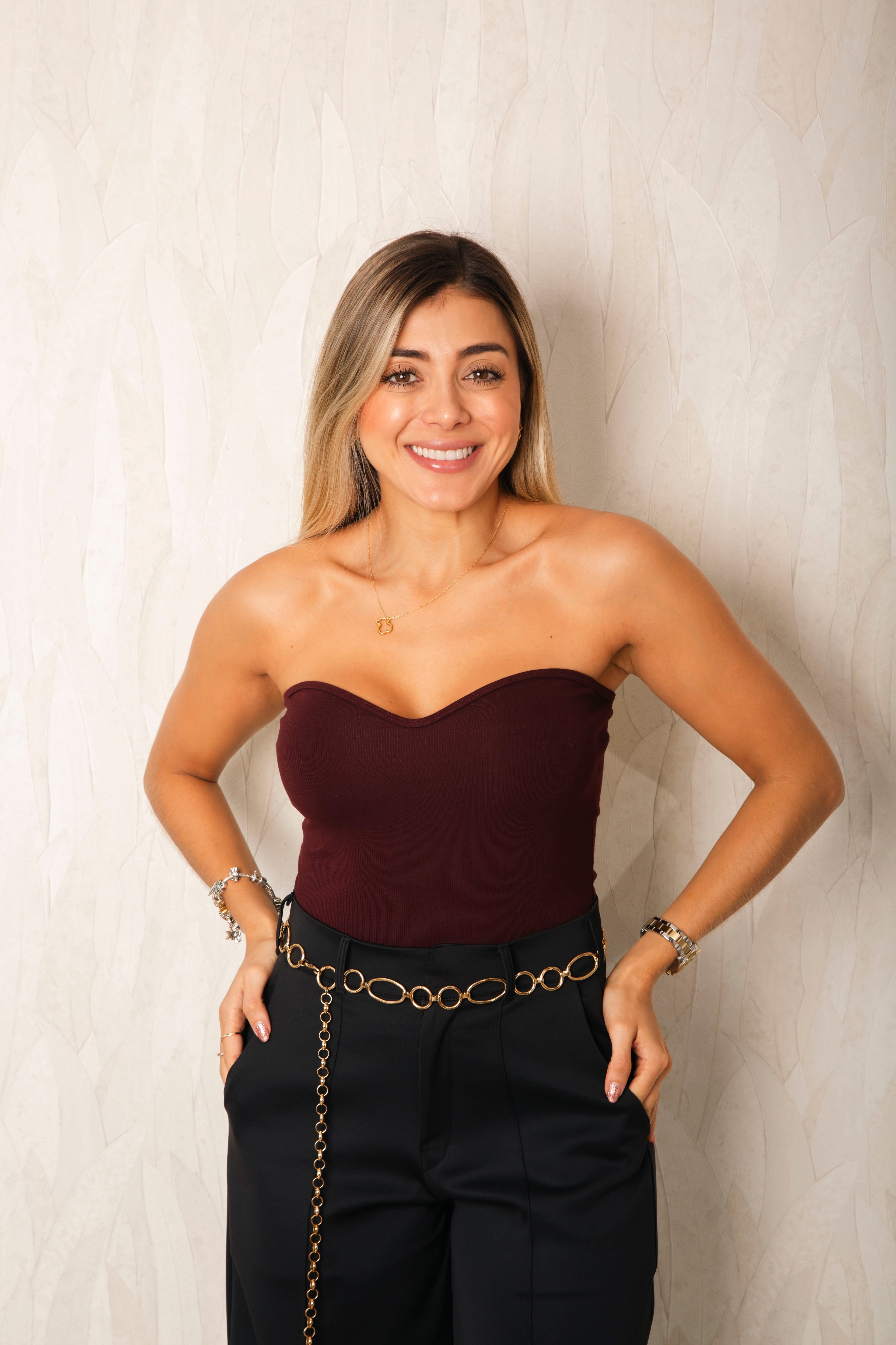 Straple Esencia Vinotinto - moda femenina AVR