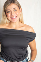 Top Victoria negro para mujer de AVR, moda femenina en Colombia.