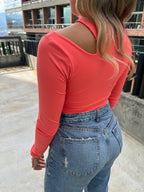 Crop top Buso cuello tortuga