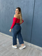 Crop top Bralet mangas