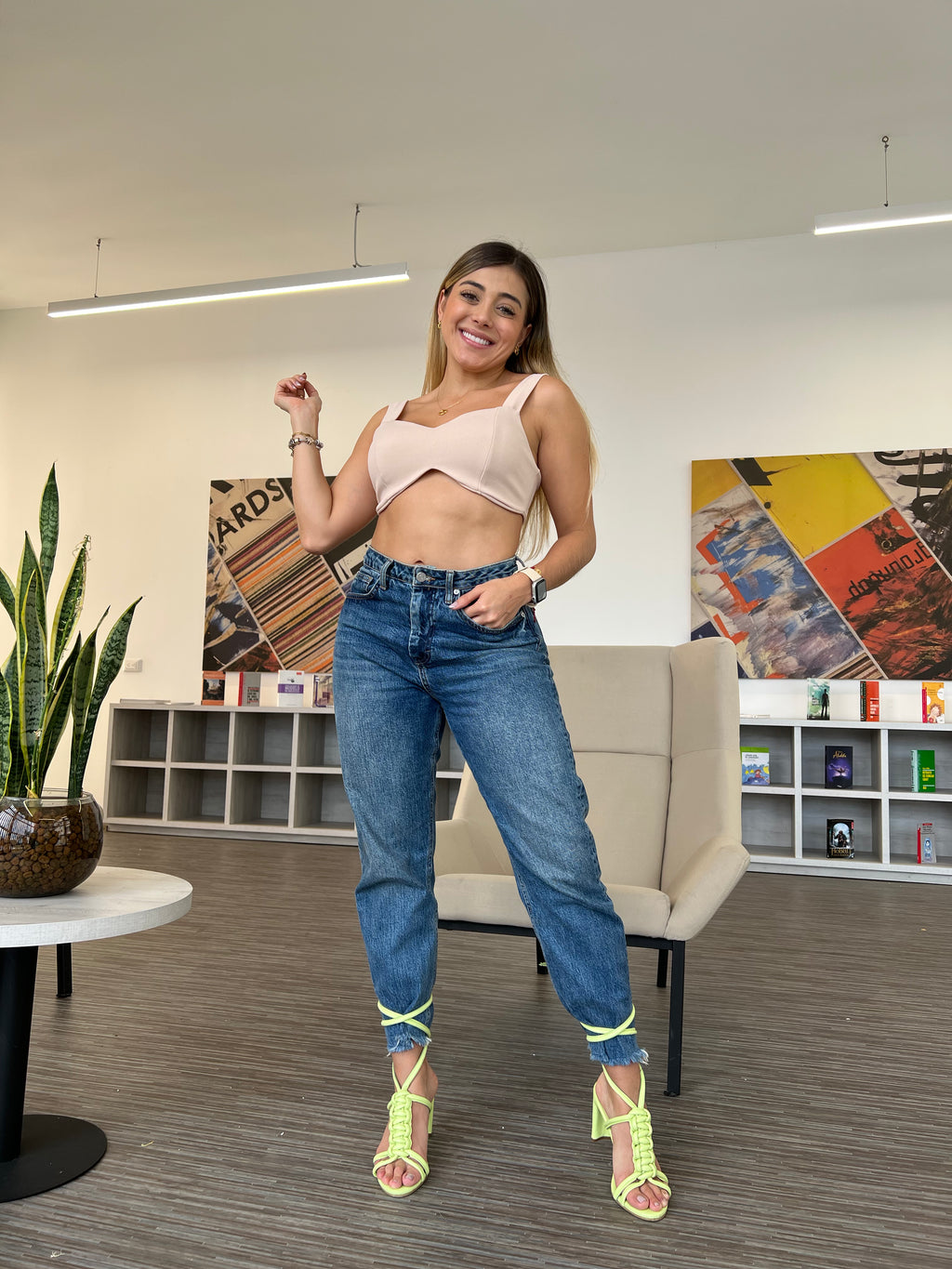 Crop top Crepe